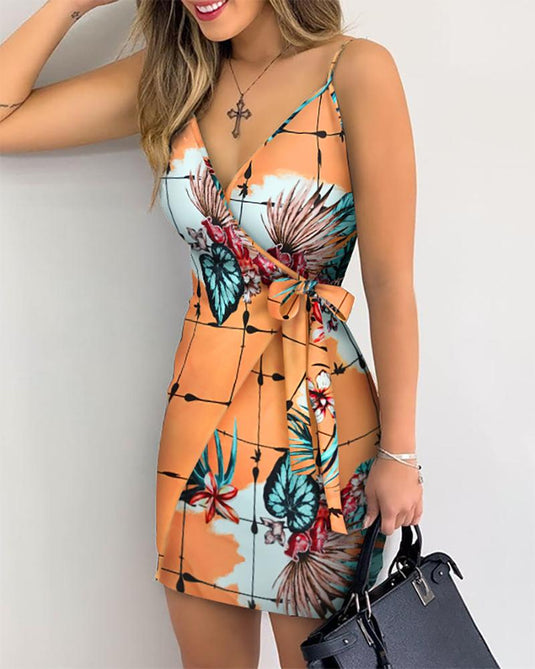 Vestido Curto Tropical