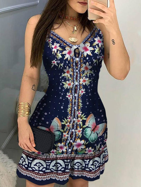 Vestido De Babado Floral