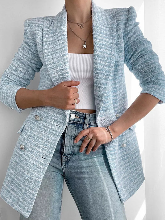 Blazer Tweed Alongado Sandini