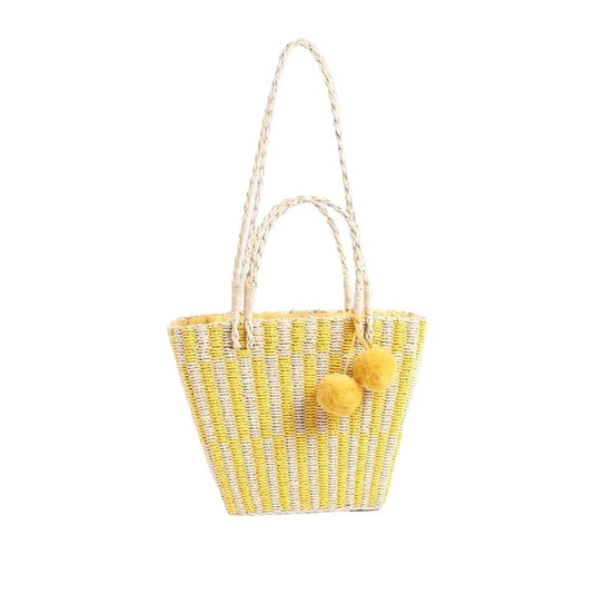 Bolsa de Praia de Palha Trançada Jeniffer - SEREIA DE LUXO BEACH WEAR