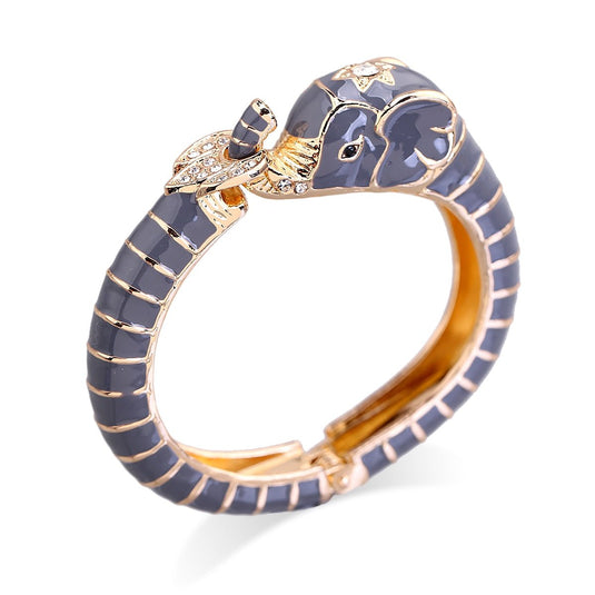 Bracelete Elefante Gold - SEREIA DE LUXO BEACH WEAR