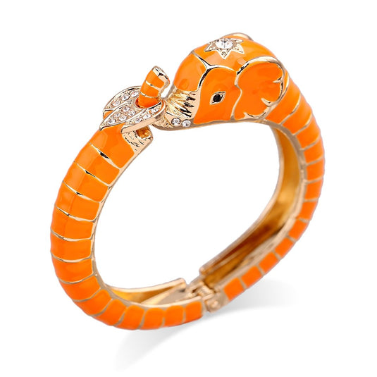 Bracelete Elefante Gold - SEREIA DE LUXO BEACH WEAR