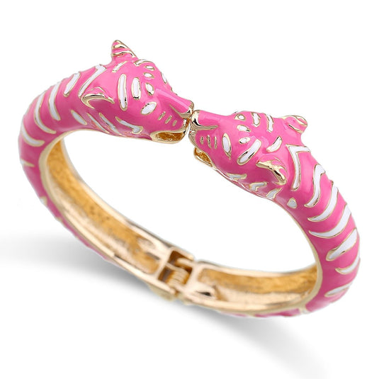 Bracelete Esmaltado Leopardo - SEREIA DE LUXO BEACH WEAR