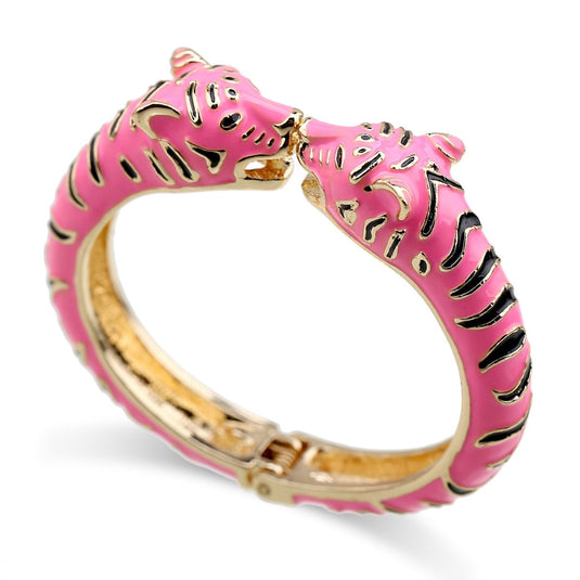 Bracelete Esmaltado Leopardo - SEREIA DE LUXO BEACH WEAR