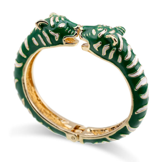 Bracelete Esmaltado Leopardo - SEREIA DE LUXO BEACH WEAR