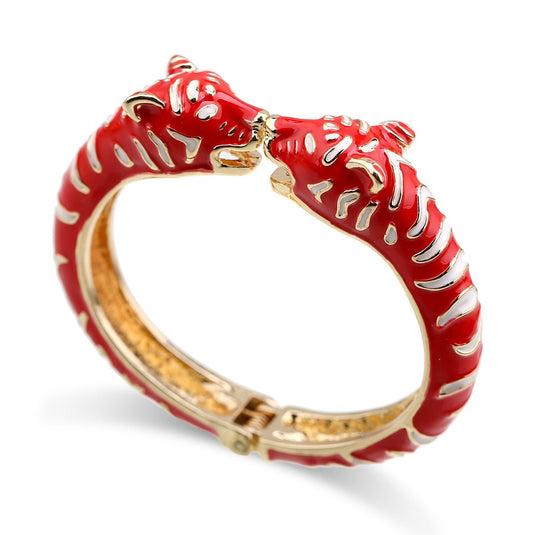 Bracelete Esmaltado Leopardo - SEREIA DE LUXO BEACH WEAR