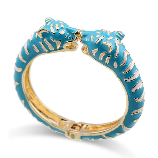 Bracelete Esmaltado Leopardo - SEREIA DE LUXO BEACH WEAR