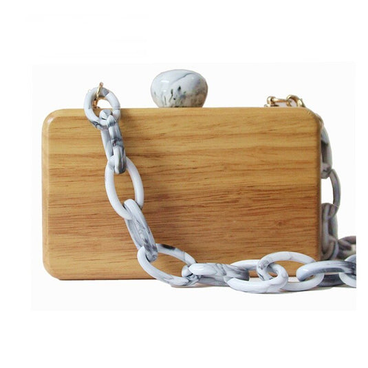 Clutch Luxo Madeira - SEREIA DE LUXO BEACH WEAR