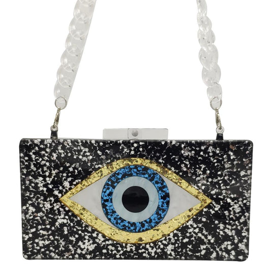 Clutch Olho Grego - SEREIA DE LUXO BEACH WEAR