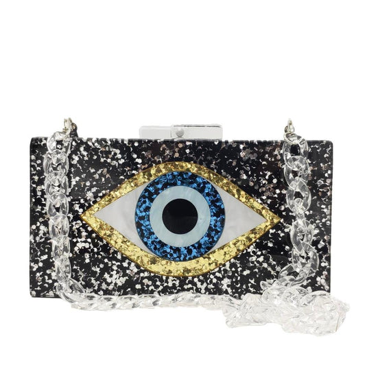 Clutch Olho Grego - SEREIA DE LUXO BEACH WEAR