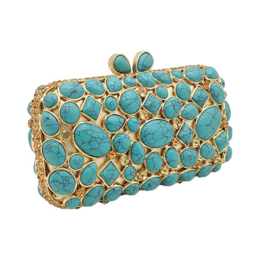 Clutch Turquesa - SEREIA DE LUXO BEACH WEAR